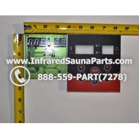CIRCUIT BOARDS WITH  FACE PLATES - CIRCUIT BOARD WITH FACE PLATE HYDRA INFRARED SAUNA  06S085 5
