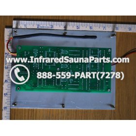 CIRCUIT BOARDS WITH  FACE PLATES - CIRCUIT BOARD WITH FACE PLATE HEATWAVE INFRARED SAUNA 03112006 MANUAL ON  OFF SWITCH 4