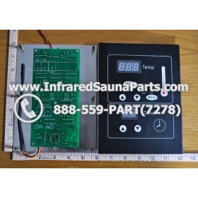 CIRCUIT BOARDS WITH  FACE PLATES - CIRCUIT BOARD WITH FACE PLATE HEATWAVE INFRARED SAUNA 03112006 MANUAL ON  OFF SWITCH 6