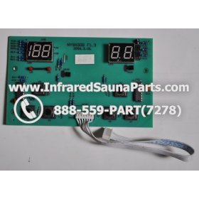 CIRCUIT BOARDS / TOUCH PADS - CIRCUIT BOARD  TOUCHPAD ZENAWAKENING INFRARED SAUNA NYSN3DB F1.3 WITH WIRE 1