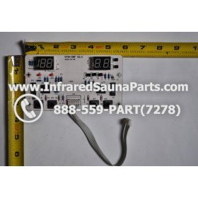 CIRCUIT BOARDS / TOUCH PADS - CIRCUIT BOARD  TOUCHPAD SAUNAGEN INFRARED SAUNA  NYSN-DBF V6.0 WITH WIRE 2