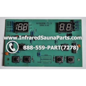 CIRCUIT BOARDS / TOUCH PADS - CIRCUIT BOARD  TOUCHPAD ZENAWAKENING INFRARED SAUNA NYSN3DB F1.3 1