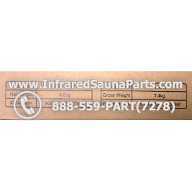 J INFRARED HEATERS 220V / 240V - J RADIANT INFRARED SAUNA CERAMIC  HEATER JH-NR18-13A 1800 WATTS 220V /240V 11