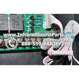 COMPLETE CONTROL POWER BOX 220V / 240V - COMPLETE CONTROL POWER BOX  220V / 240V WITH 8 CIRCUIT BOARD PINS SAUNA KING INFRARED SAUNA 8