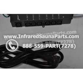 COMPLETE CONTROL POWER BOX 220V / 240V - COMPLETE CONTROL POWER BOX 220V / 240V WITH 7 CIRCUIT BOARD PINS  6 FEMALE PLUGS SAUNAGEN INFRARED SAUNA 6