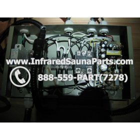 COMPLETE CONTROL POWER BOX 220V / 240V - COMPLETE CONTROL POWER BOX 220V / 240V SUNTECH INFRARED SAUNA WITH 8 HEATER PLUGS v2 12