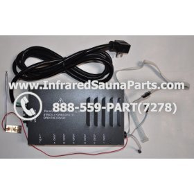COMPLETE CONTROL POWER BOX 220V / 240V - COMPLETE CONTROL POWER BOX 220V / 240V SAUNAGEN INFRARED SAUNA  110V  120V WITH 7 CIRCUIT BOARD PINS  6 FEMALE PLUGS 13