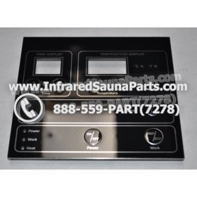 FACE PLATES - FACEPLATE FOR CIRCUIT BOARD YX32764-3 WASAUNA 8 BUTTONS 2