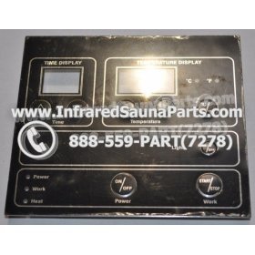 FACE PLATES - FACEPLATE FOR CIRCUIT BOARD YX32764-3 WASAUNA 8 BUTTONS 6