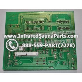 CIRCUIT BOARDS / TOUCH PADS - CIRCUIT BOARD  TOUCHPAD KEYSBACKYARD INFRARED SAUNA YX32764-3 (9 BUTTONS) 8