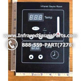 FACE PLATES - FACEPLATE FOR CIRCUIT BOARD FED INTERNATIONAL INFRARED SAUNA 03112006 OR 12092007 2