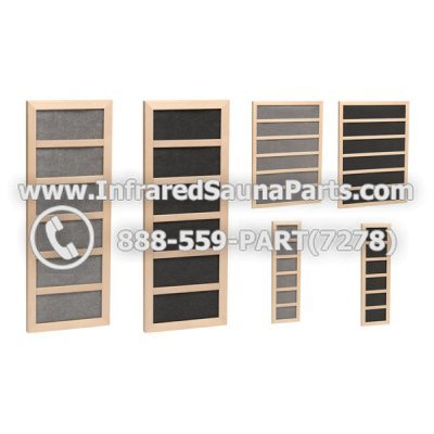 Infrared sauna carbon heaters - PureInfra Carbon Heating Panels by Tylo 1